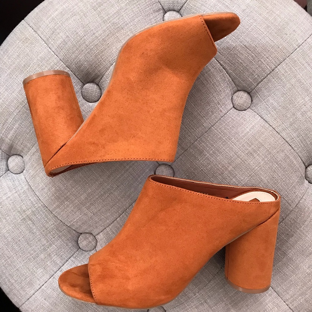 Forever 21 Faux Suede Mules